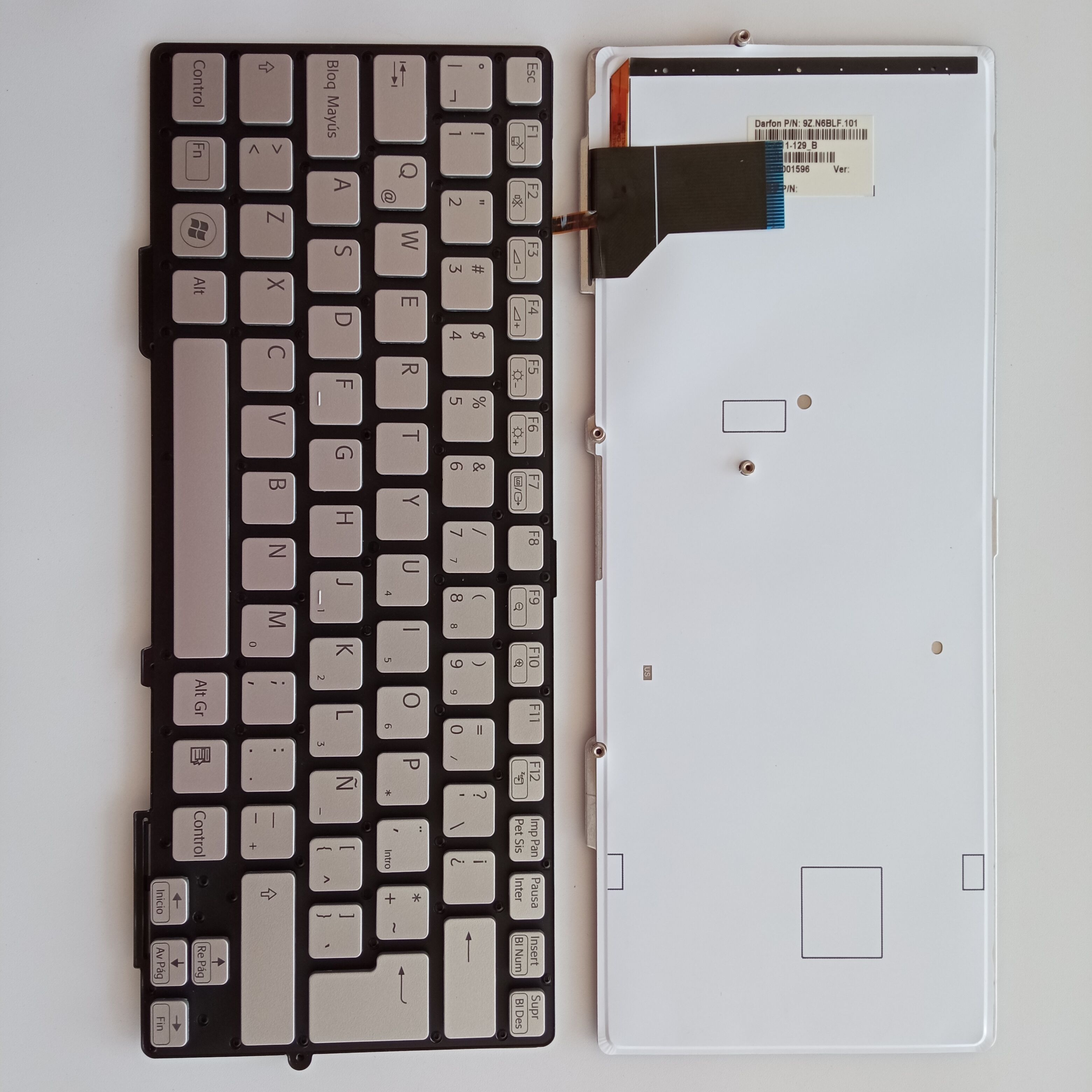 Picture of New Replacement Laptop Keyboard For SONY SVS13/SVE13 SILVER Backlit LA Layout